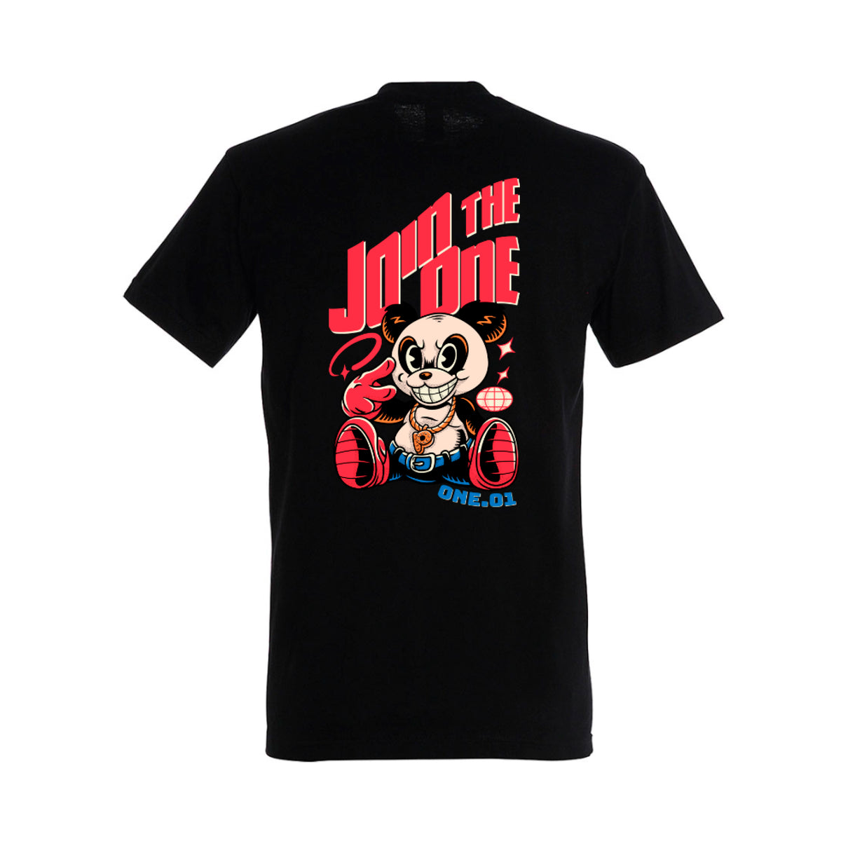 T-Shirt Panda - Black