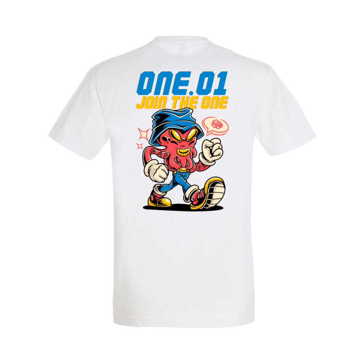 T-Shirt Poulpe - White